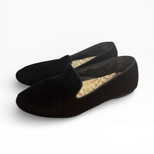 Birdies The Starling Black Velvet Loafers Womens US 10 Classic Flats Comfort